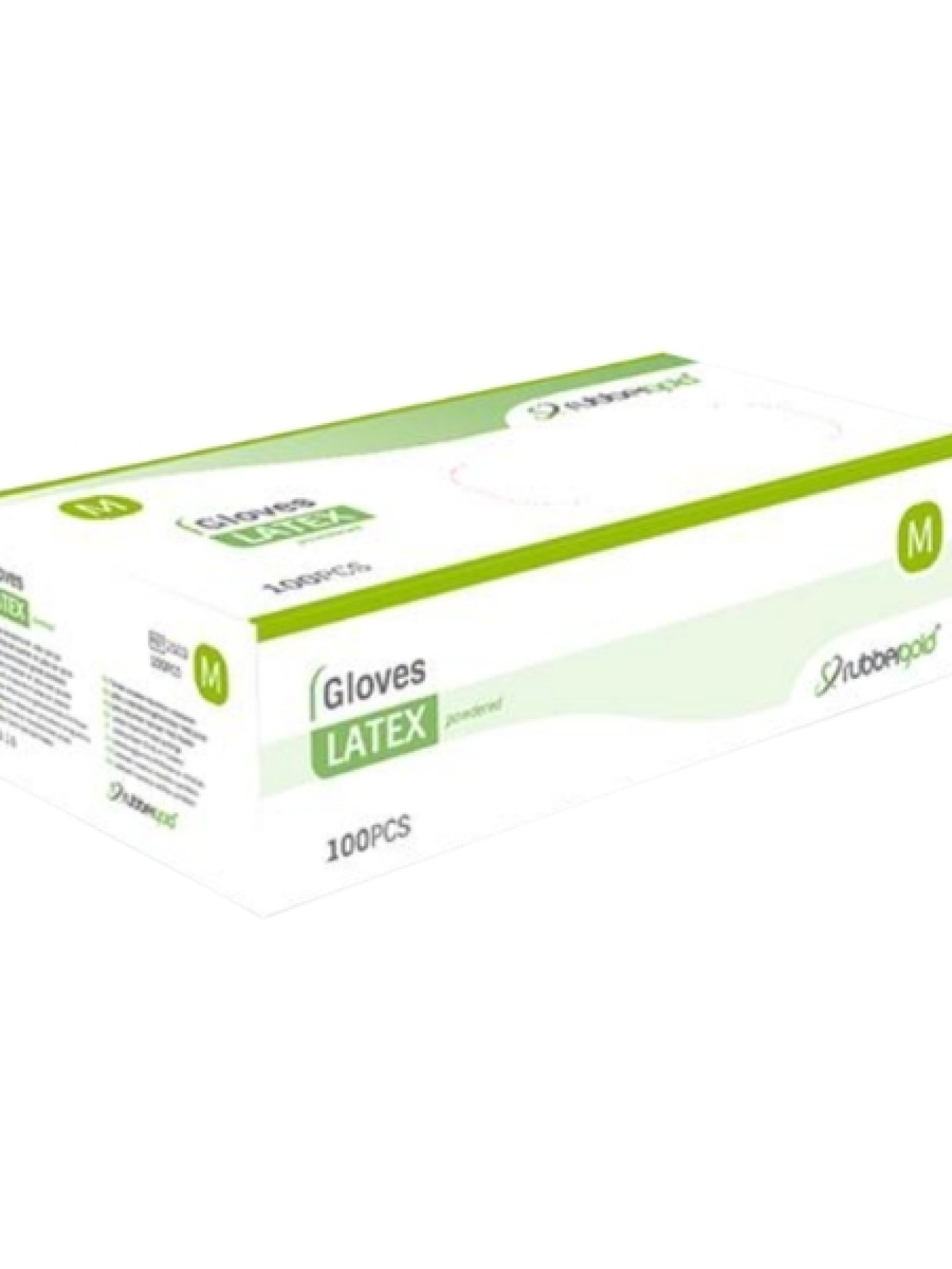 Raclac Luvas Descartáveis de Latex c/Pó L 100und