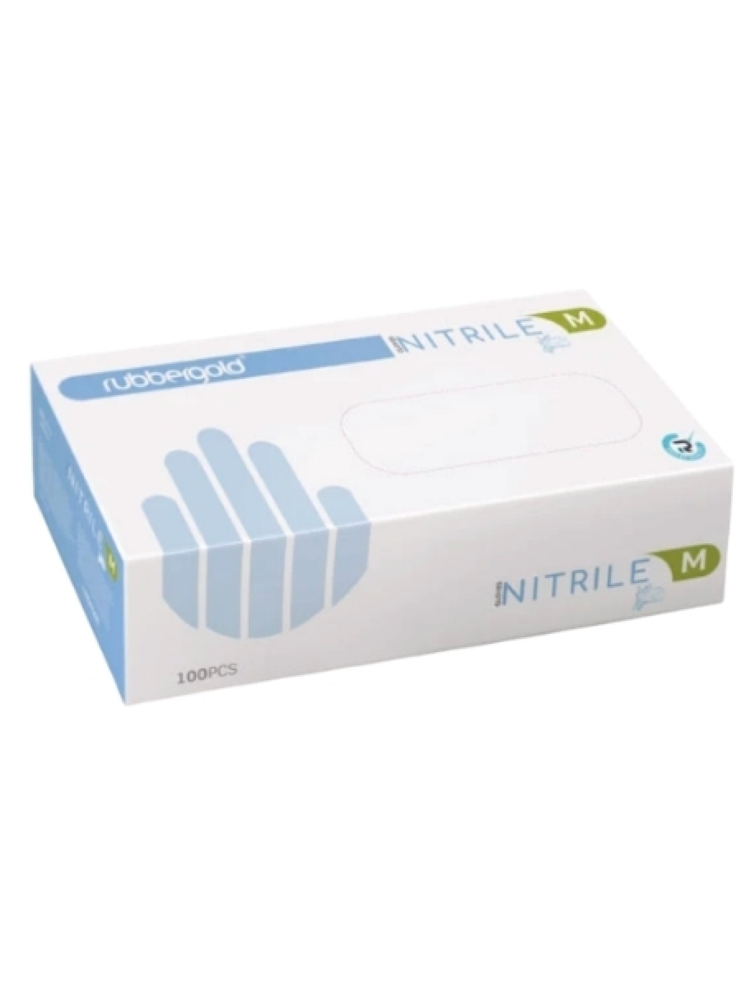 Raclac Luvas De Exame em Nitrilo Azul S/Pó M 100und