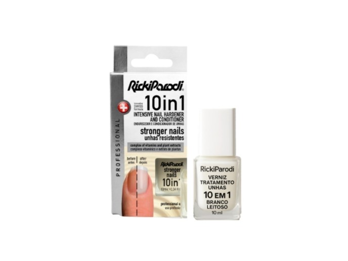 Verniz Tratamento Rickiparodi 10 em 1 Branco Leitoso 10ml