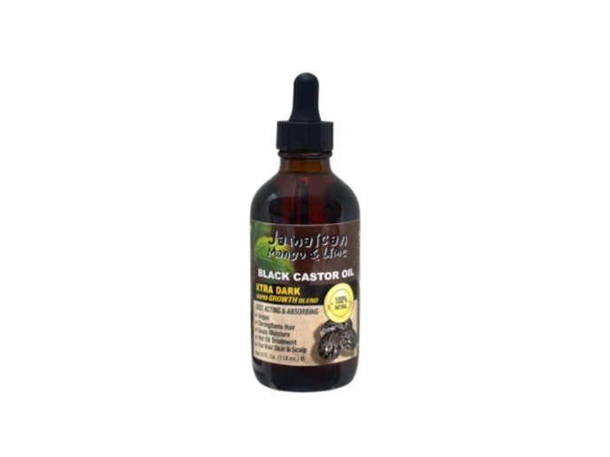JM Black Castor Oil Xtra Dark 4oz.