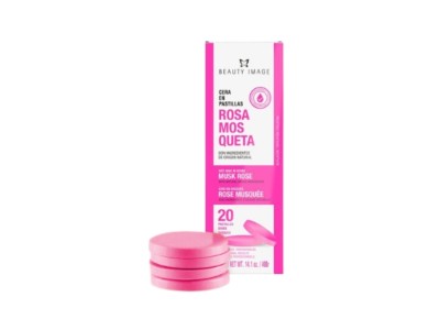 Beauty Image Cera Depilatoria Rosa Mosqueta 20 Discos 400gr - Image product