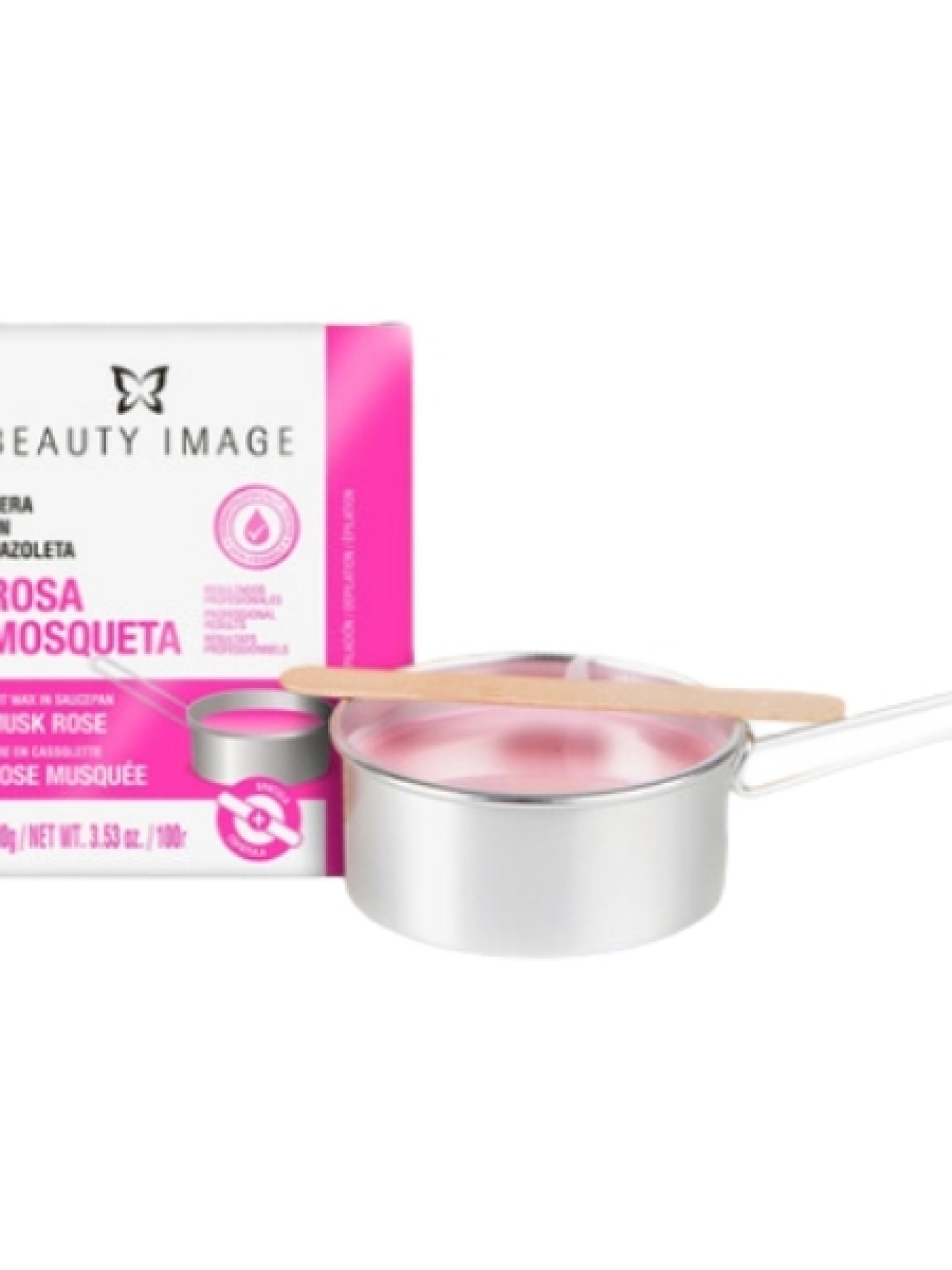 Beauty Image Cera Panela Rosa Mosqueta 100gr