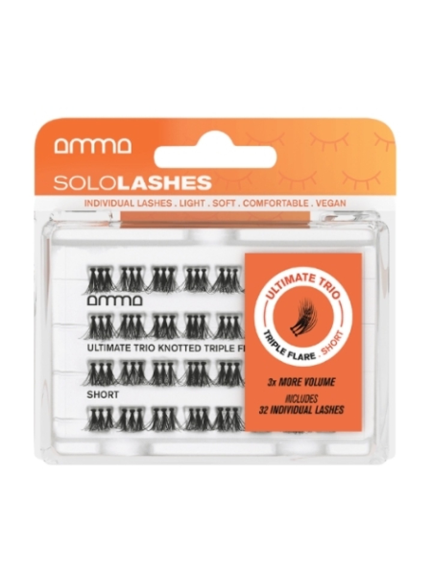 Andreia Solo Lashes Ultimate Trio Triple Flare S