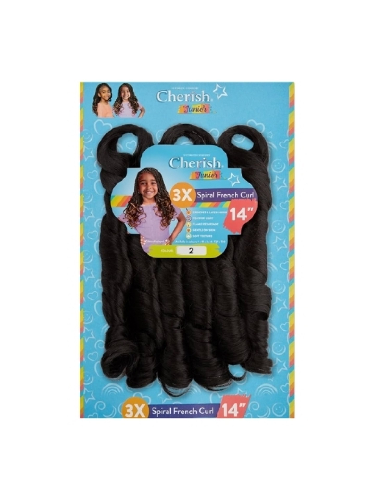 Cherish Junior 3X Spiral French Curl 14 - 2