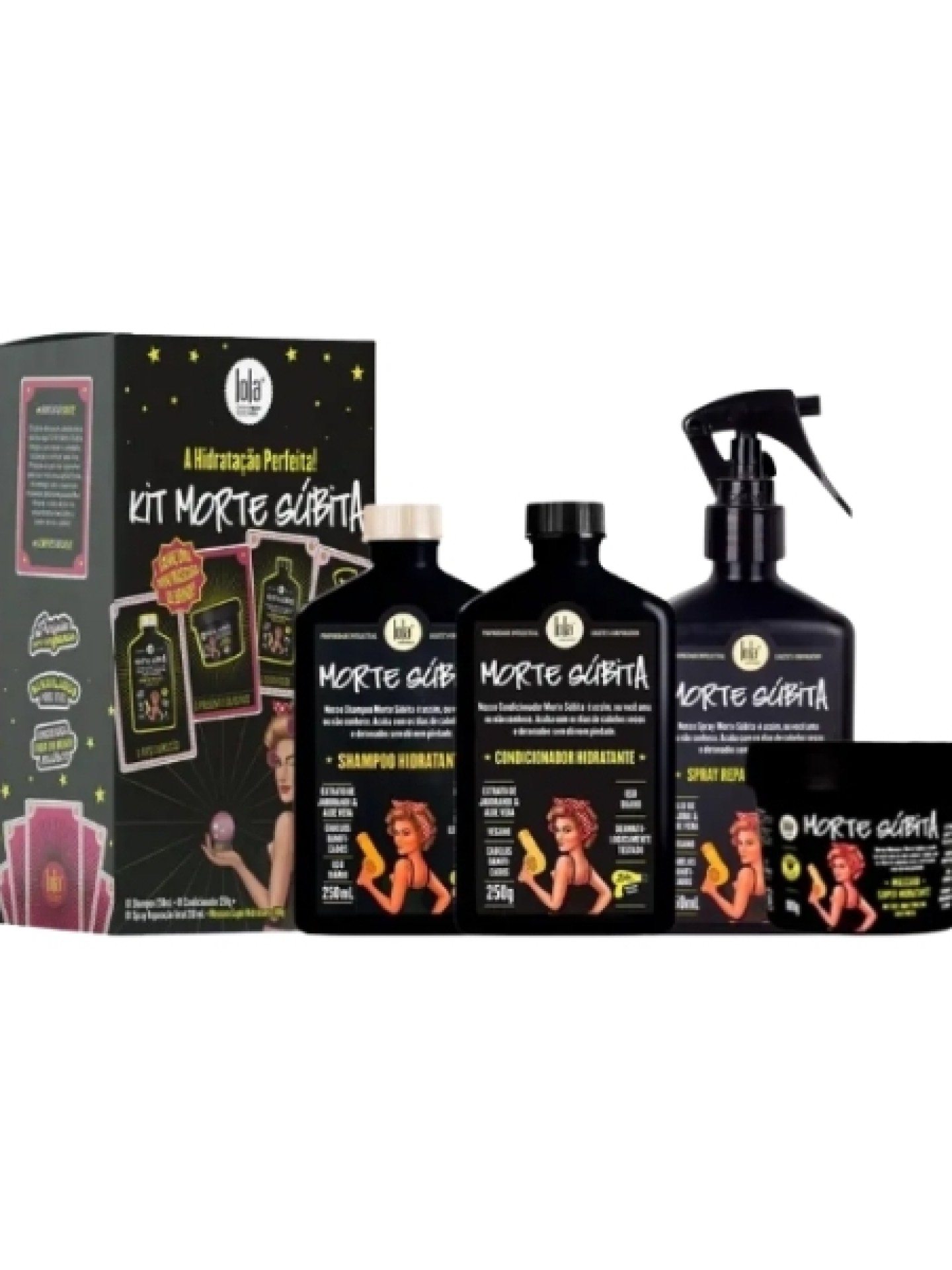 Lola Kit Morte Subita (Sh+Cond+Spray+Masc 100g)