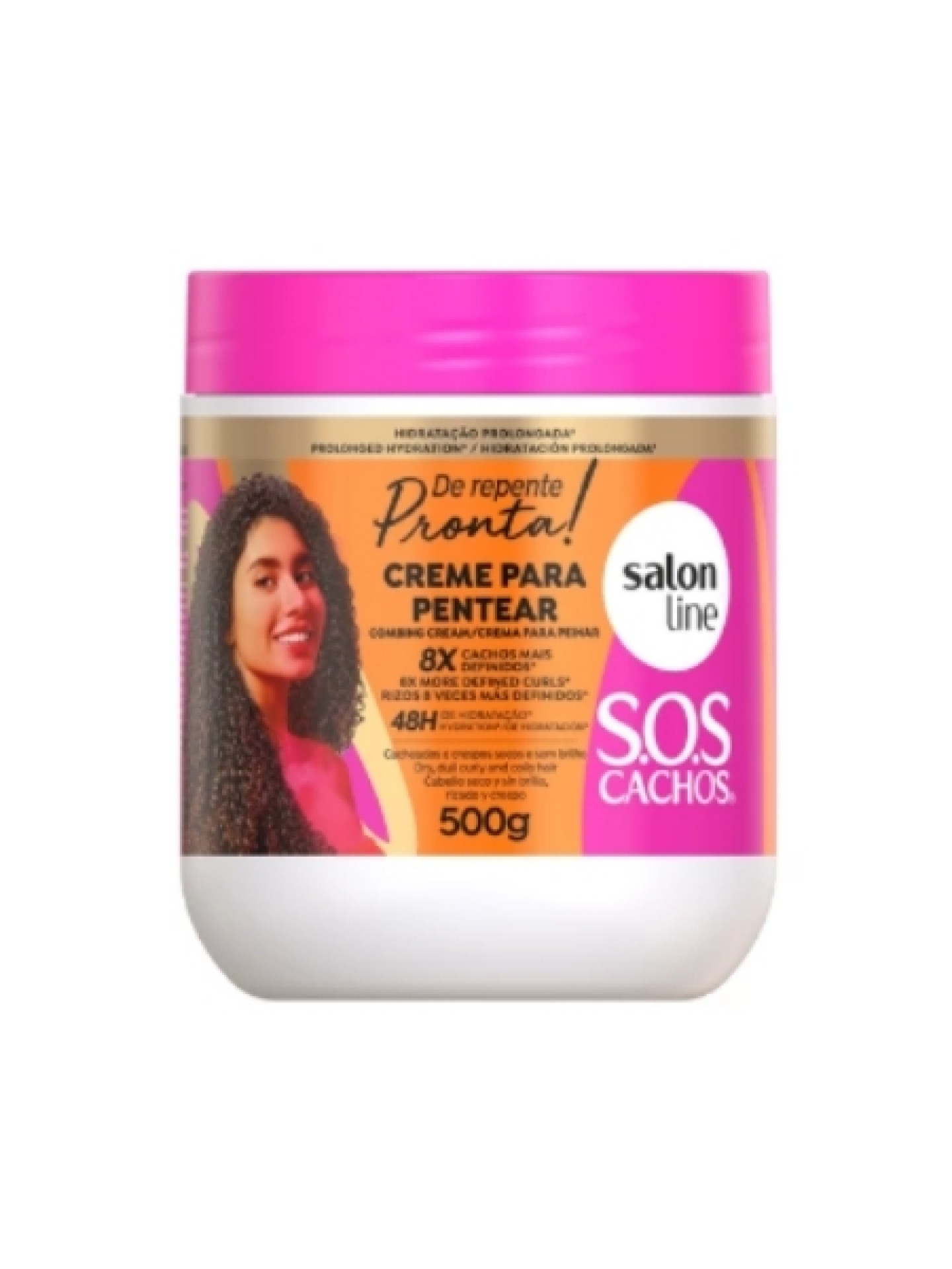 Salon Line SOS Cachos Cr. de Pentear de Repente Pronta 500ml