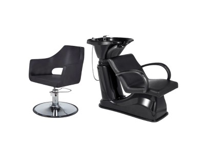 Cadeira Cabeleireiro Misty + Rampa de Lavagem Oliver - Image product
