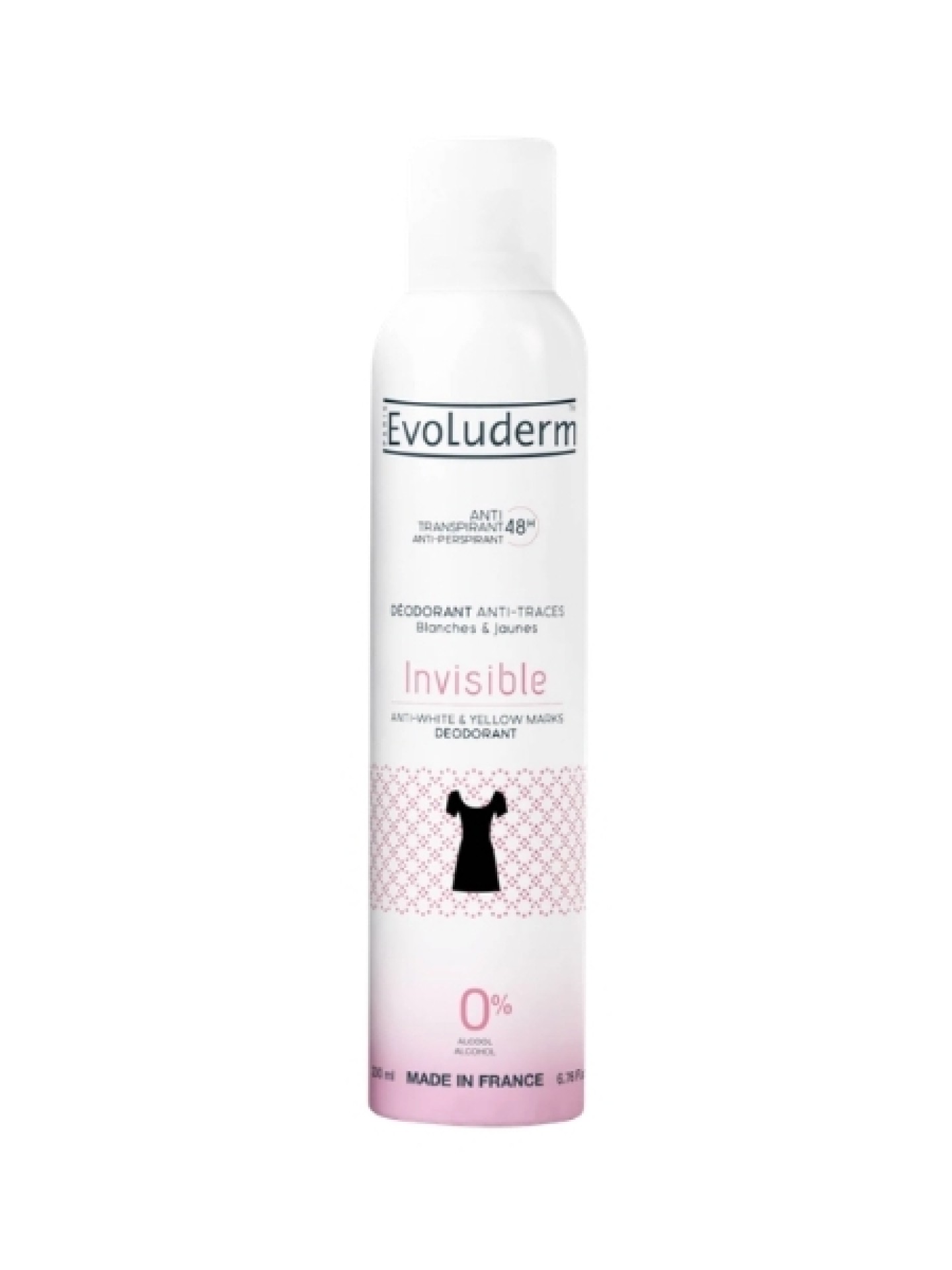 Evoluderm Desodorizante Anti-Manchas Invisible 48h 200ml