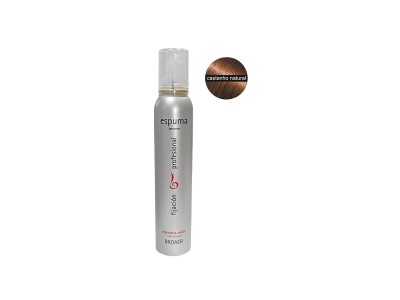 Espuma Broaer Cor Castanho Natural 200ml - Image product