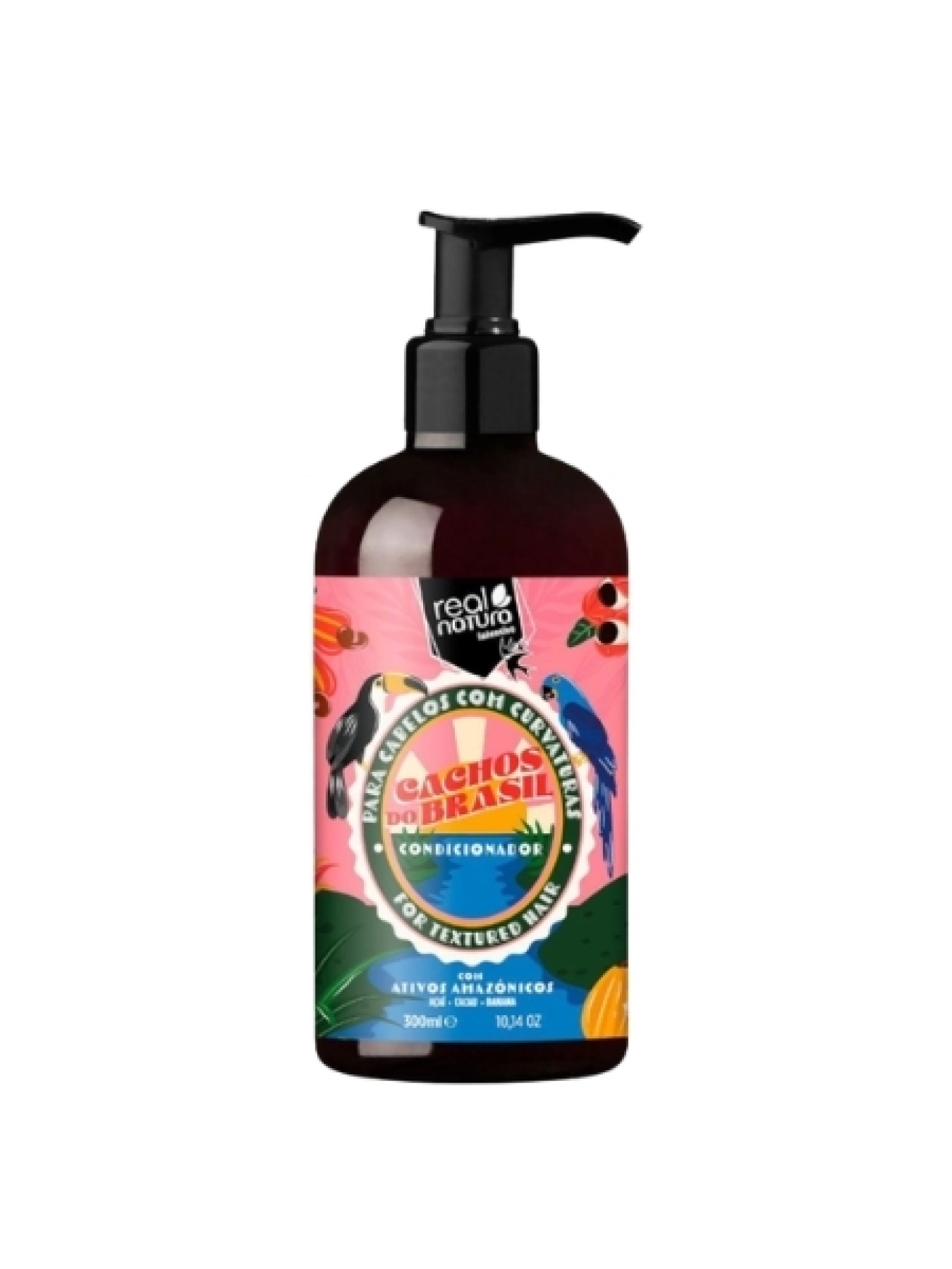 Real Natura Condicionador Sem Sal Cachos do Brasil 300ml