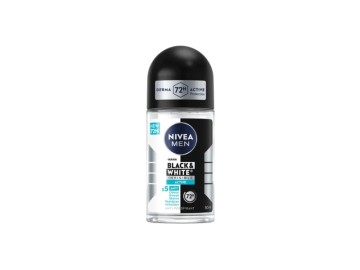 NIVEA MEN ROLLON B&W INVISIBLE FRESH ANTIBAKTERI 50ml