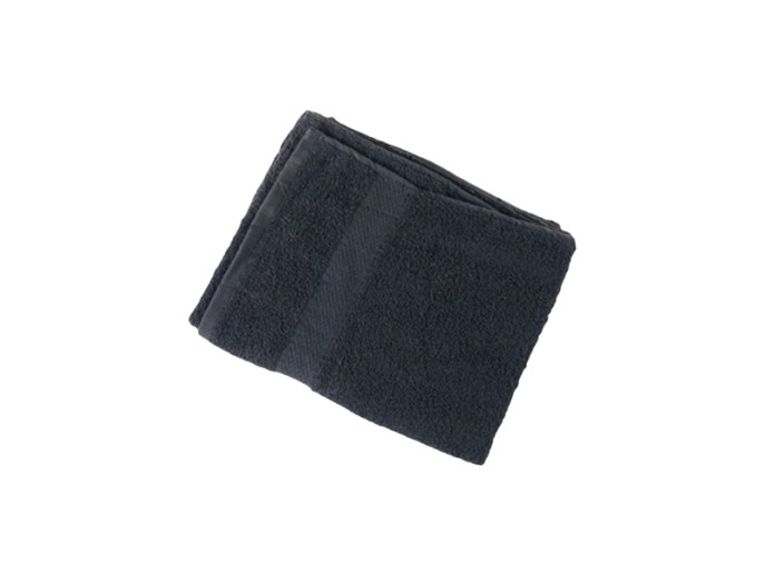 Eurostil Toalhas 100% Algod�o Preto 50x90cm 12unid 02901/50