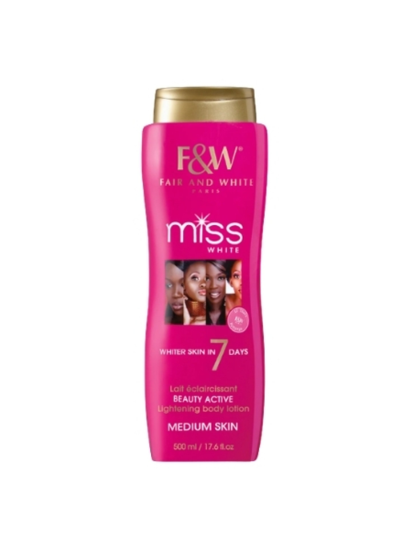 FW Miss White Lightening Body Lotion 500ml