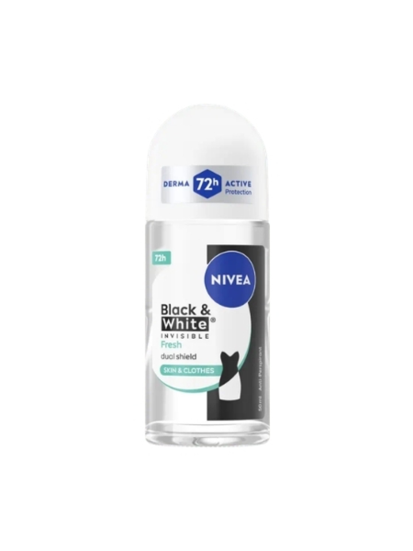 Nivea Deo Roll On B&W Inv Fresh 50ml