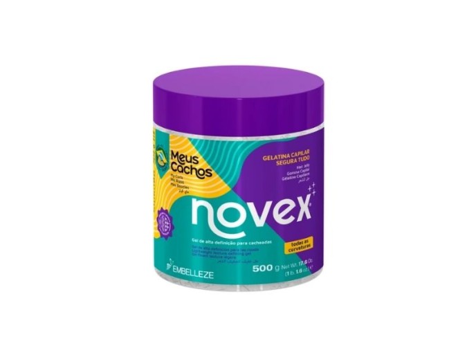 Novex Meus Cachos Gelatina Capilar Segura Tudo 500g