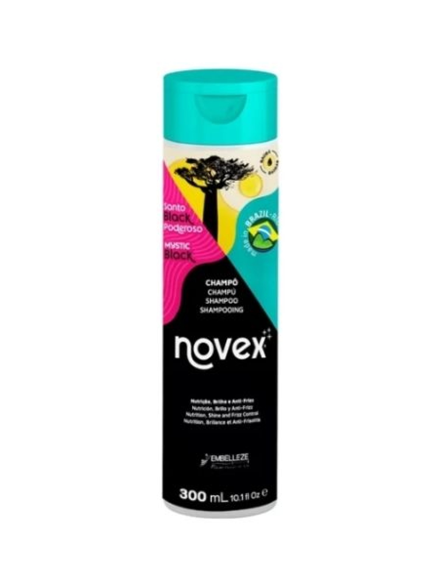 Novex Santo Black Poderoso Shampoo 300ml