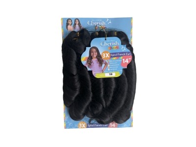Cherish Junior 3X Spiral French Curl 14 - 1B - Image product