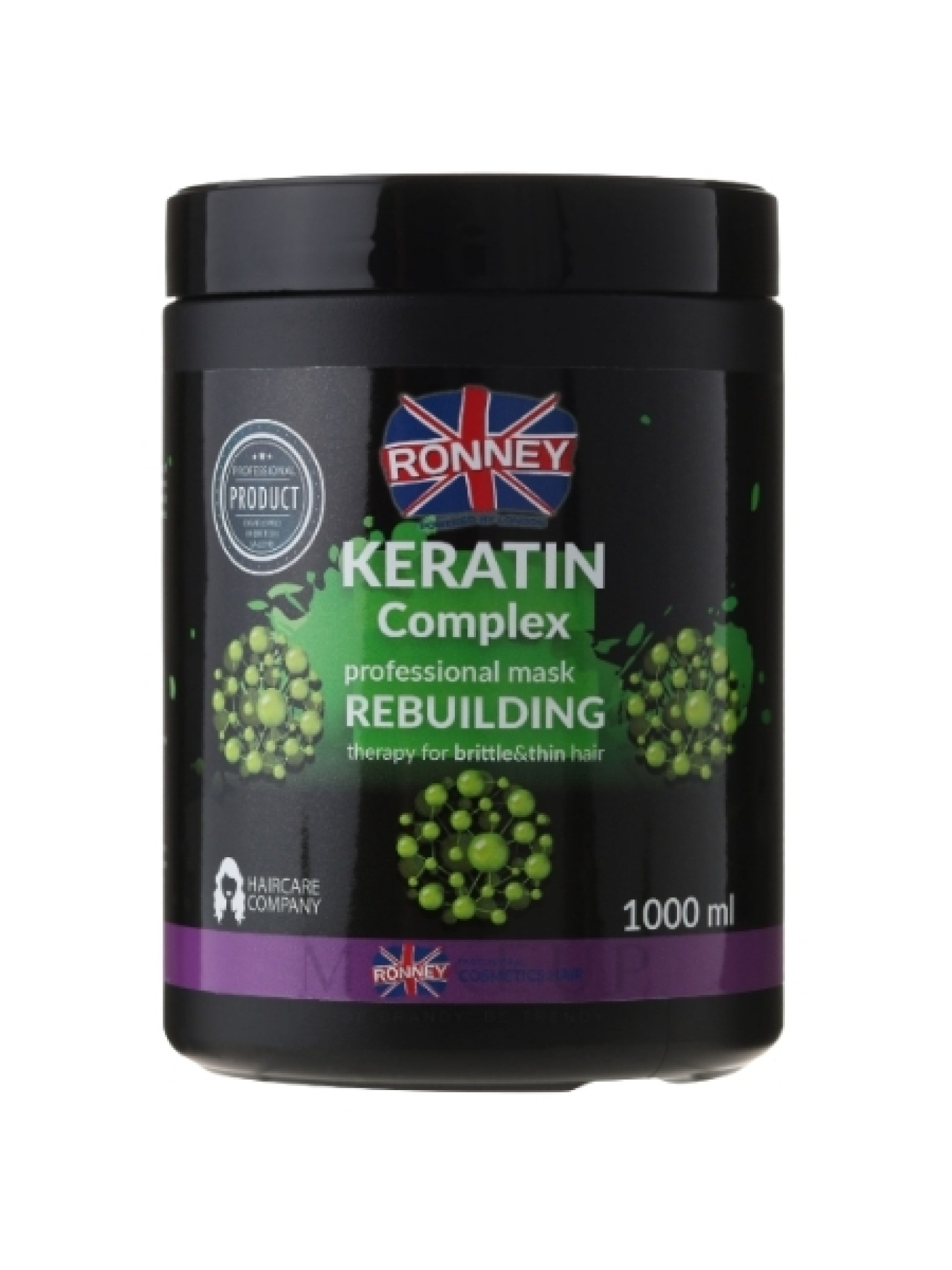 Ronney Complexo Queratina Máscara de Tratamento 1000mL