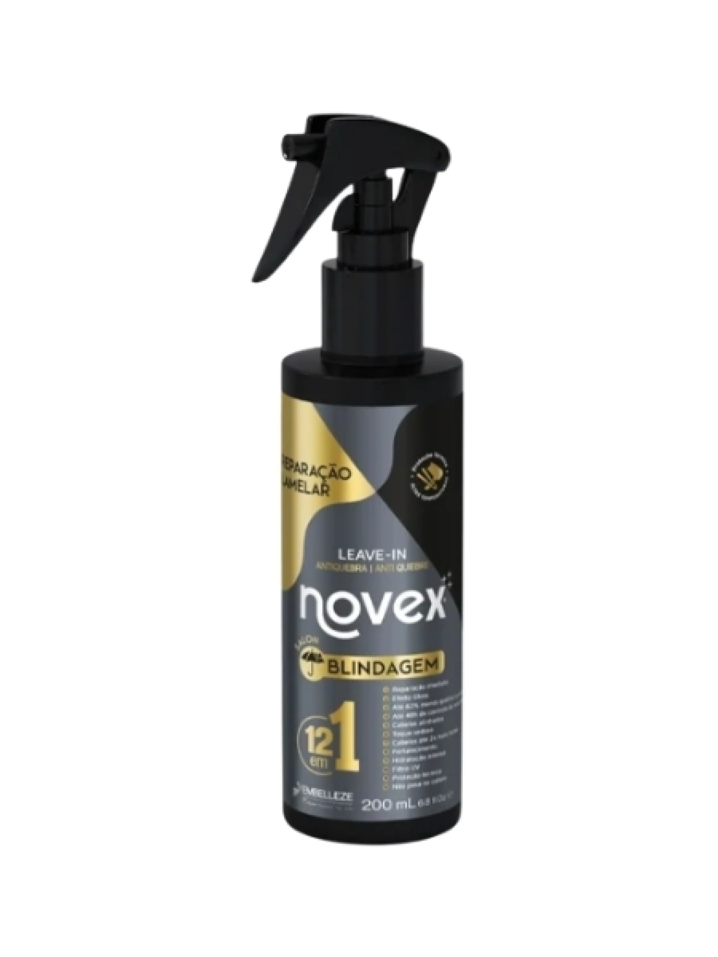 Novex Salon Blindagem Leave-In Reparação 12 em 1 200ml