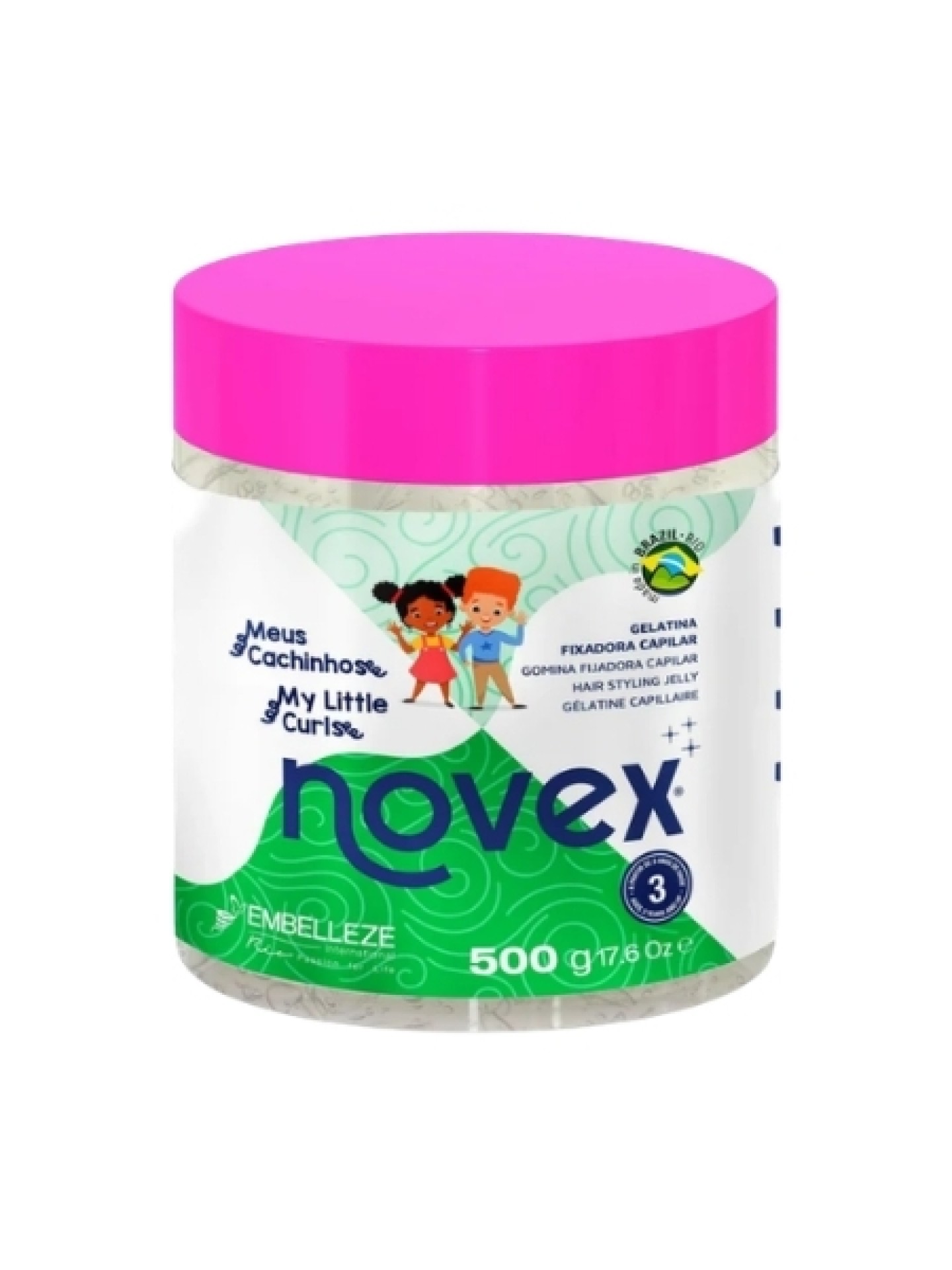 Novex Meus Cachinhos Gelatina Fixadora Capilar 500g