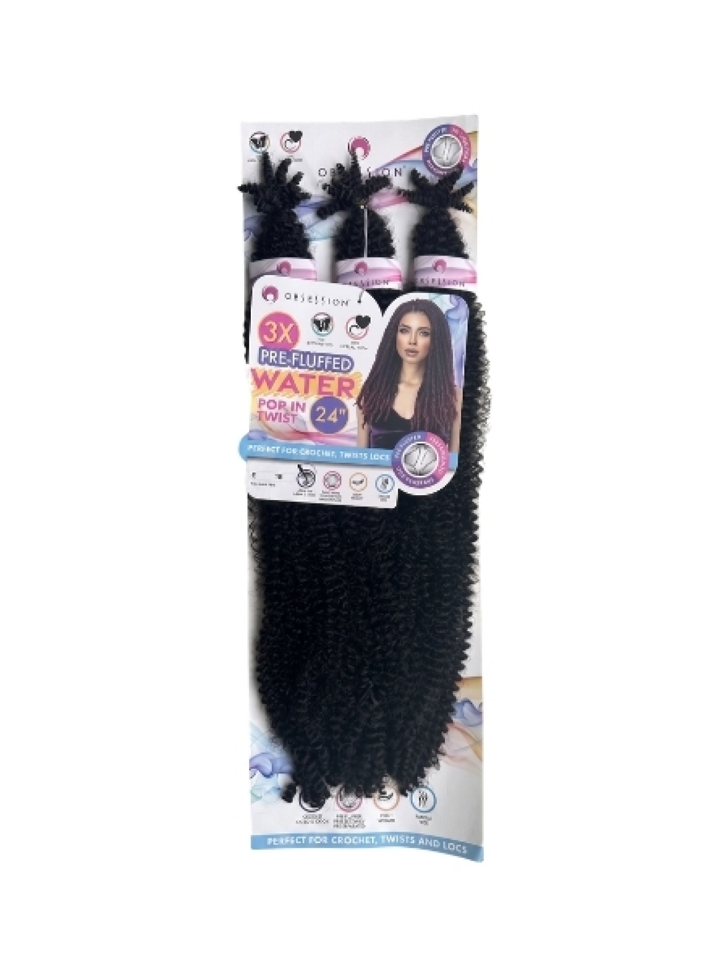 Obsession Bulk 3X Pre-Fluffed Water Poppin Twist 24