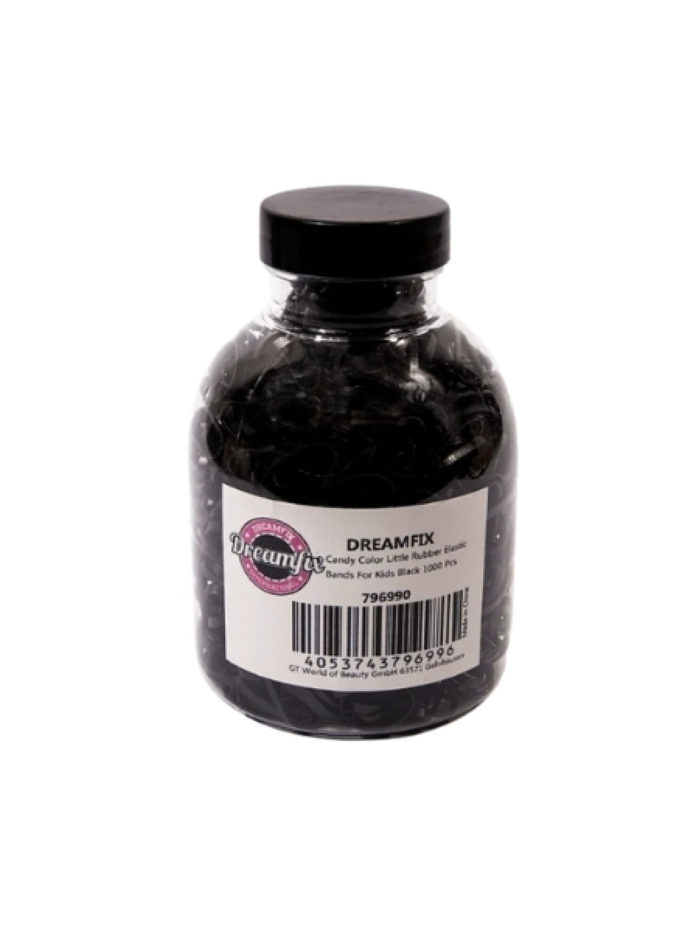 Dream Fix Garrafa com Elásticos Pretos 1000 Unds.
