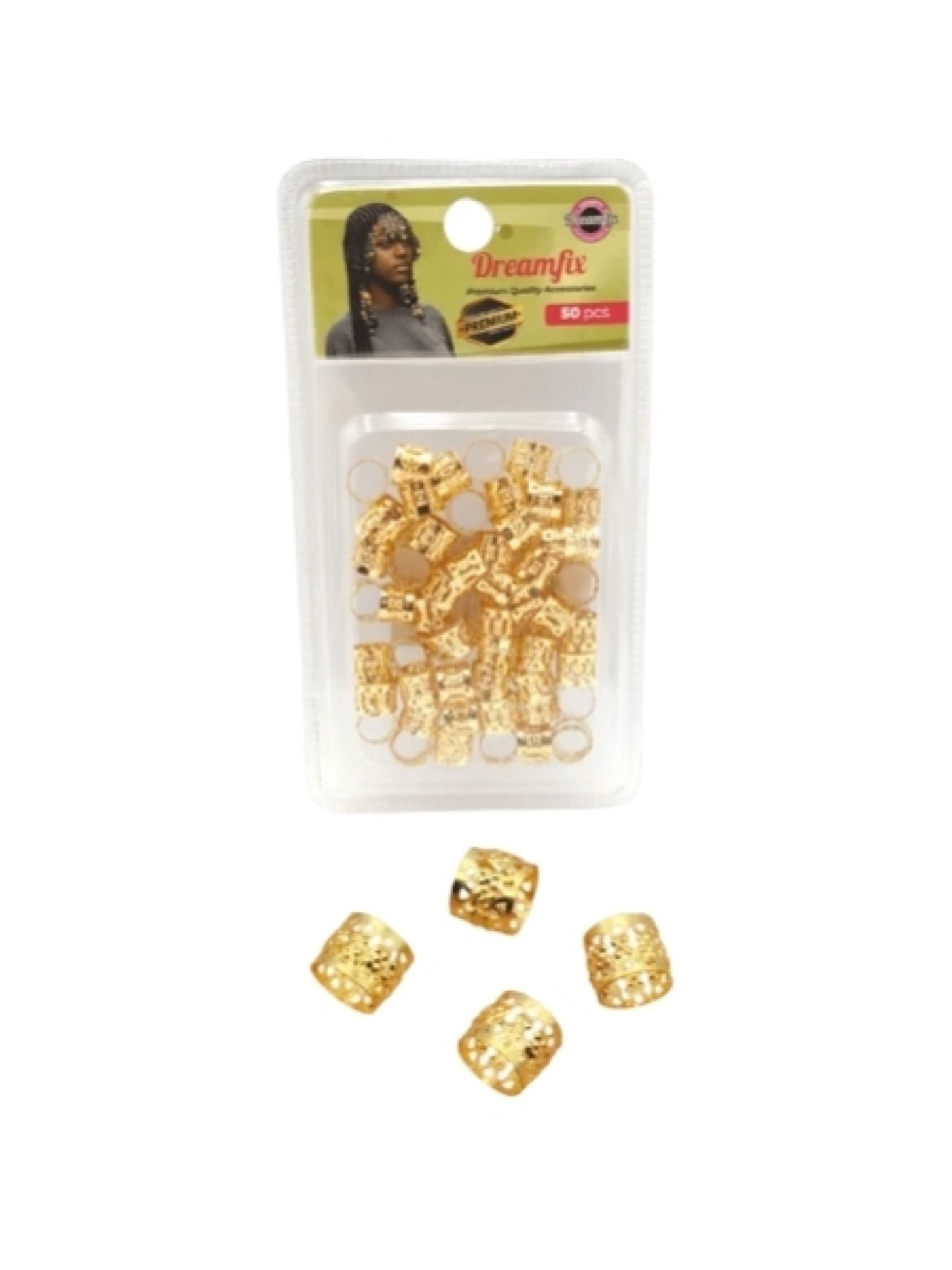 Dream Fix Hair Bead Children Gold Style 2 40 Pçs