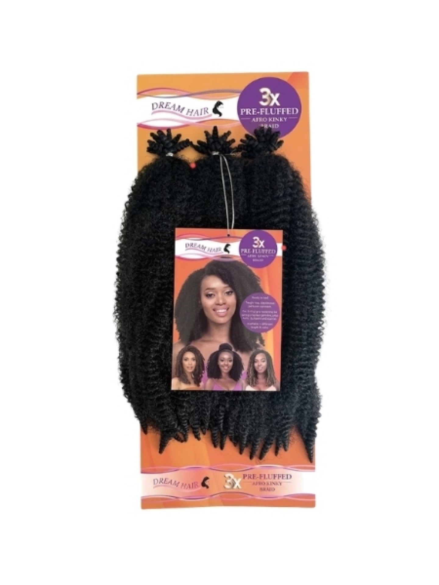 Dream Hair Braid Kinky 3X Pre-Fluffed 16