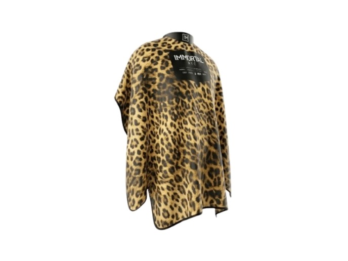 IMMORTAL Fancy Leopardo Penuar Capa de Barbeiro