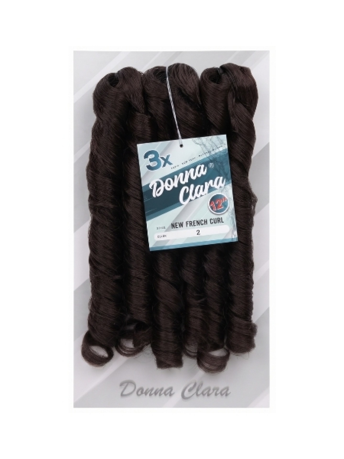 Donna Clara 3X New French Curl 12